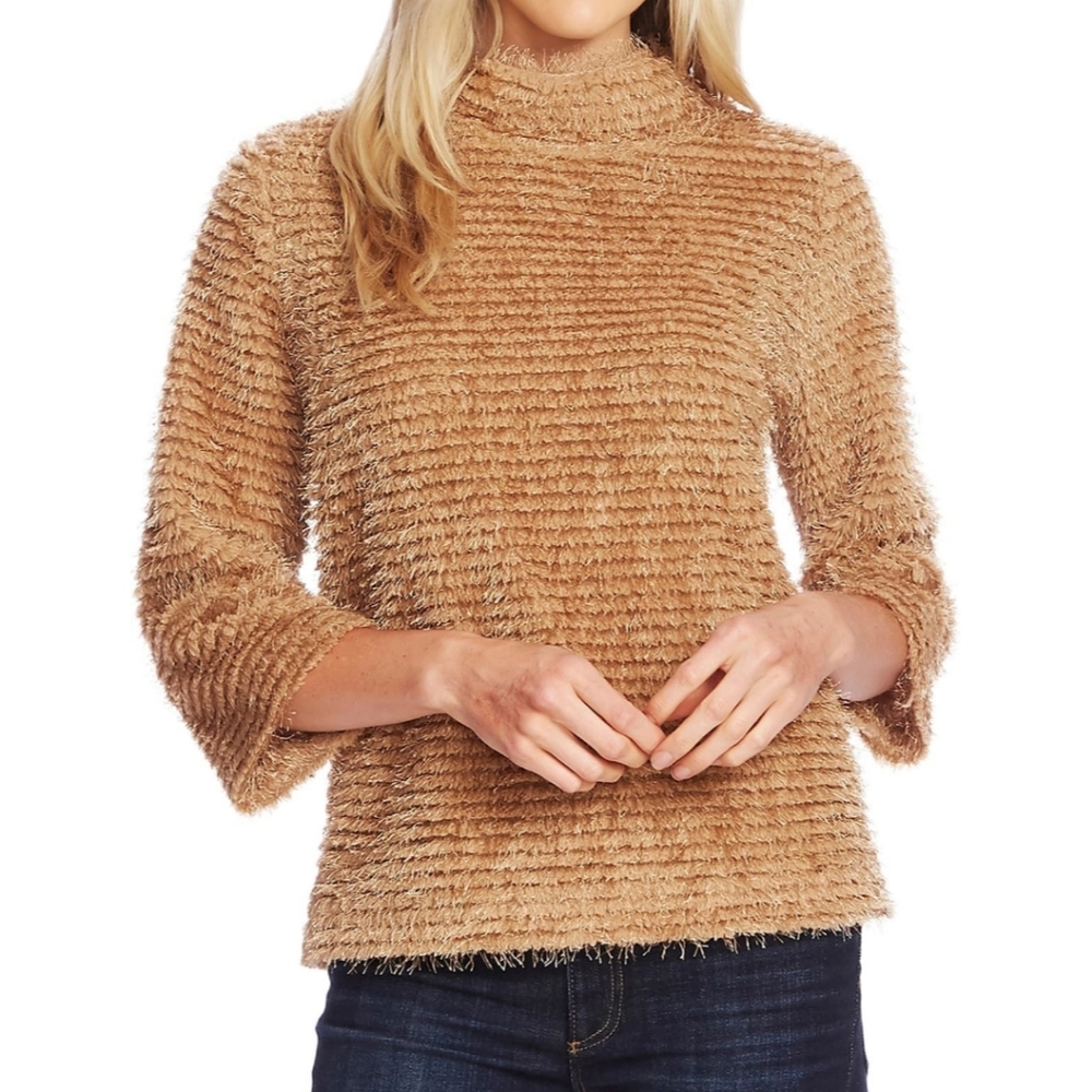 NEW Vince Camuto Eyelash Fringe Sweater